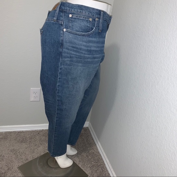 MADEWELL plus size 37 high-rise slim crop boyjean - Picture 6 of 14